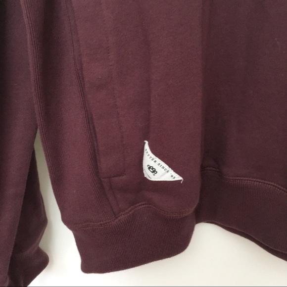 10 Deep Maroon Black Cats Outta Bounds Sweatshirt - Picture 5 of 7
